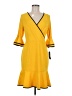 Glamour Yellow Cocktail Dress Size 6 - photo 1