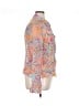 Travelsmith Print Orange Long Sleeve Blouse Size XL (estimated) - photo 4