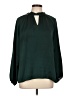 Eclair Green Long Sleeve Blouse Size L - photo 1