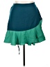 Summersalt 100% Polyester Color Block Teal Casual Skirt Size 1X - photo 1