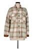 THML 100% Polyester Plaid Green Coat Size M - photo 1