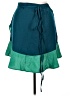 Summersalt 100% Polyester Color Block Teal Casual Skirt Size 1X - photo 2