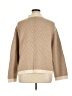 Haven Well Within Chevron-herringbone Tan Wool Sweater Size XL - photo 2