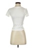 Automet Ivory White Short Sleeve Turtleneck Size XS - photo 1