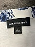 Fortune + Ivy 100% Polyester Tropical Ivory Short Sleeve Blouse Size L - photo 7