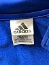 Adidas 100% Polyester Color Block Blue Track Jacket Size 10 - 12 - photo 3