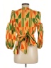 Assorted Brands Orange 3/4 Sleeve Blouse Size M (estimated) - photo 2