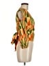 Assorted Brands Orange 3/4 Sleeve Blouse Size M (estimated) - photo 4