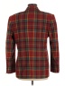 Gap Plaid Burgundy Wool Blazer Size M - photo 2