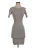 Bebe Solid Gray Cocktail Dress Size XS - photo 1