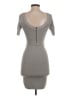 Bebe Solid Gray Cocktail Dress Size XS - photo 2