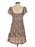 Roxy Paisley Brown Casual Dress Size S - photo 2
