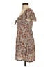Roxy Paisley Brown Casual Dress Size S - photo 5