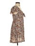 Roxy Paisley Brown Casual Dress Size S - photo 4