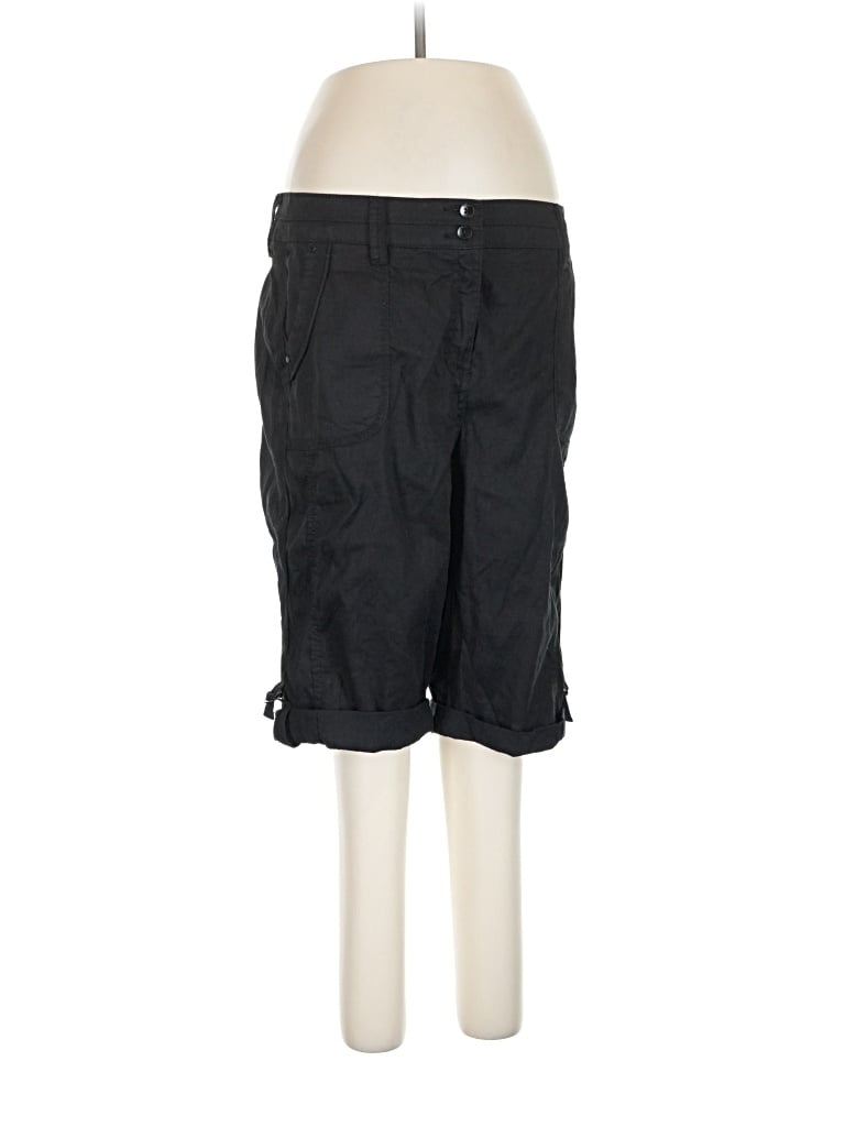 Pre-owned Chico's Linen Pants In Black