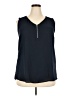 Papermoon Black Sleeveless Blouse Size 2X - photo 1