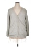 J.Crew 100% Merino Wool Gray Ivory Cardigan Size XL - photo 1