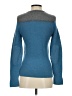 Sol Chevron-herringbone Blue Pullover Sweater Size S - photo 2