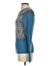 Sol Chevron-herringbone Blue Pullover Sweater Size S - photo 5