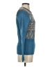 Sol Chevron-herringbone Blue Pullover Sweater Size S - photo 4