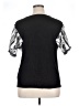 ohmg Black Short Sleeve Top Size XL - photo 2