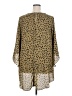 C established 1946 100% Polyester Animal Print Gold 3/4 Sleeve Blouse Size 18/20W - photo 2