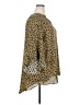 C established 1946 100% Polyester Animal Print Gold 3/4 Sleeve Blouse Size 18/20W - photo 4