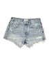 AGOLDE 100% Cotton Blue Denim Shorts Size 28 waist - photo 1