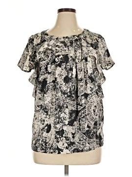 Attention Short Sleeve Blouse (view 1)