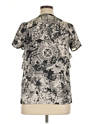 Attention Short Sleeve Blouse (view 2)