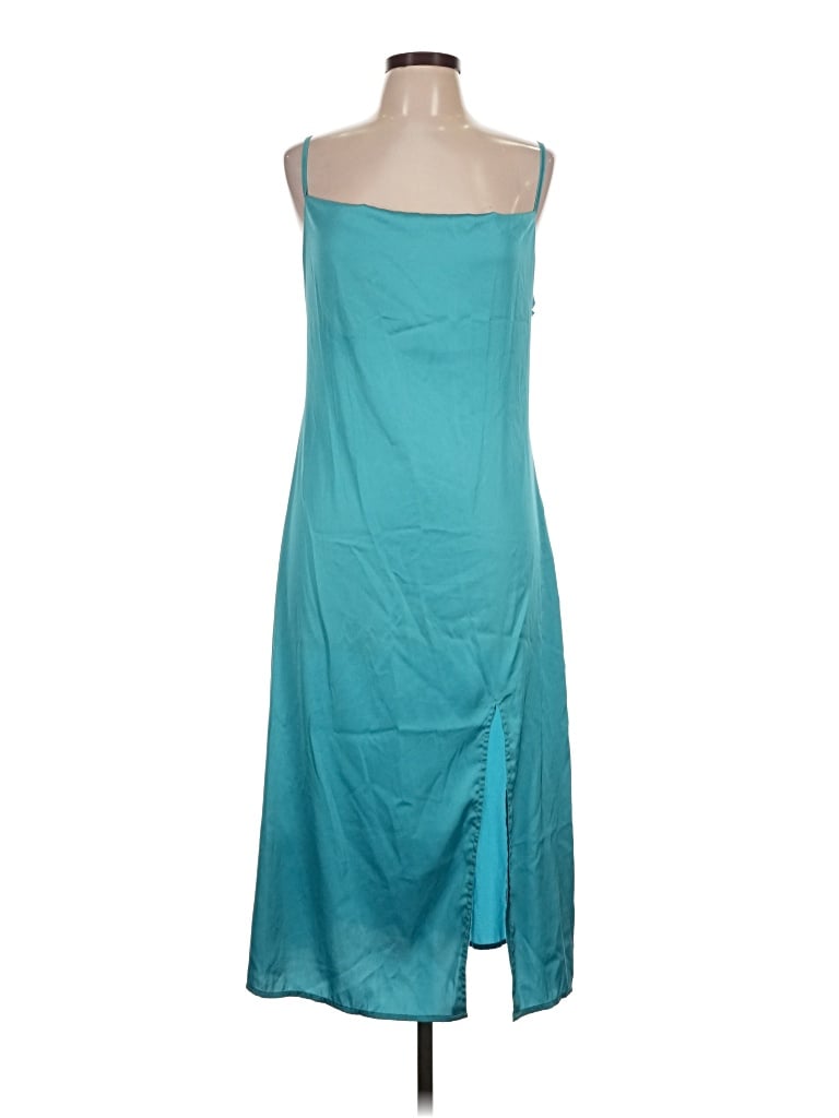 Pre-owned Forever 21 Casual Dress In Teal
