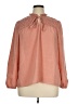 Como Vintage 100% Polyester Pink Long Sleeve Blouse Size XL - photo 1