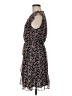 Aqua 100% Polyester Floral Black Casual Dress Size M - photo 5