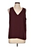 Nine West Burgundy Sleeveless Blouse Size L - photo 1