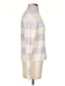 Intermix Stripes Purple Turtleneck Sweater Size S - photo 4