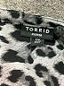 Torrid 100% Polyester Animal Print Gray Short Sleeve Blouse Size Med Plus (00) - photo 7