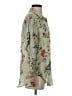 Pilcro 100% Modal Floral Green Long Sleeve Blouse Size XS - photo 4