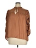 Express 100% Polyester Brown 3/4 Sleeve Blouse Size XL - photo 1