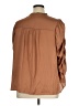 Express 100% Polyester Brown 3/4 Sleeve Blouse Size XL - photo 2