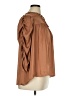 Express 100% Polyester Brown 3/4 Sleeve Blouse Size XL - photo 4