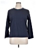 British Khaki 100% Cotton Blue 3/4 Sleeve Top Size XL - photo 1