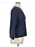 British Khaki 100% Cotton Blue 3/4 Sleeve Top Size XL - photo 4