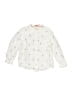 Zara Baby Hearts Ivory Long Sleeve Button-Down Shirt Size 2 - 3 - photo 1