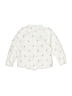 Zara Baby Hearts Ivory Long Sleeve Button-Down Shirt Size 2 - 3 - photo 2