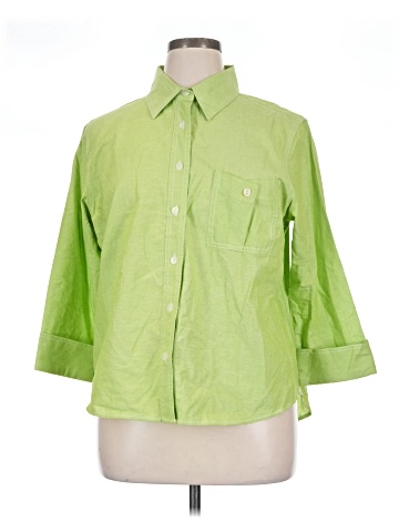 Coldwater Creek 3/4 Sleeve Button-Down Shirt (view 1)