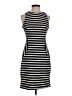 Sharagano 100% Polyester Stripes Black Casual Dress Size 2 - photo 1