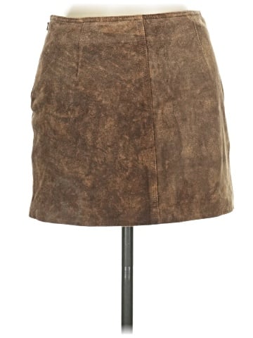 Bebe Faux Leather Skirt (view 2)