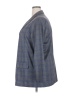 Liverpool Los Angeles Plaid Blue Gray Blazer Size 2X - photo 5