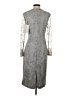 Mac Duggal 100% Polyester Silver Cocktail Dress Size 4 - photo 2