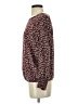 Allison Joy Burgundy Long Sleeve Blouse Size XS - photo 5
